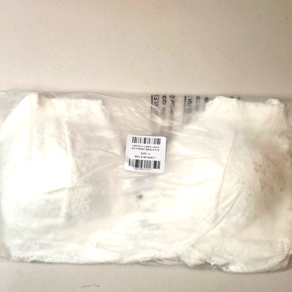 ❤️NWT VINTAGE TORRID BRA - LIGHTLY LINED - LACE - XO FRONT BRALETTE - PLUS SIZE - Picture 5 of 12